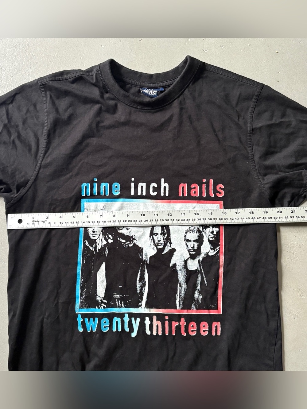 Nine Inch Nails Twenty Thirteen 2013 Tour Concert Band NIN Shirt Sz Large Black - Picture 10 of 11
